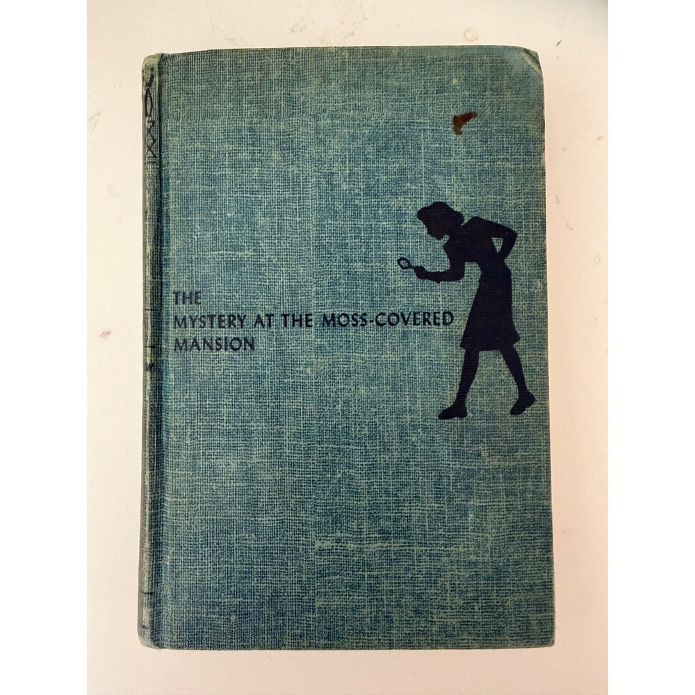 Nancy Drew Mystery The Mystery at the Moss-Covered Mansion Grosset & Dunlap Blue